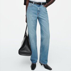 COS Column Straight Leg Jeans (Light Blue) 28R